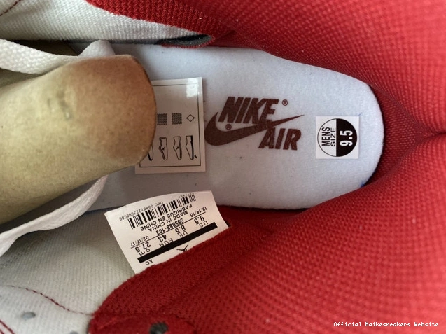 Official Maikesneakers 1 Metallic Air Jordan (2017) Red Retro 555088-103 0808